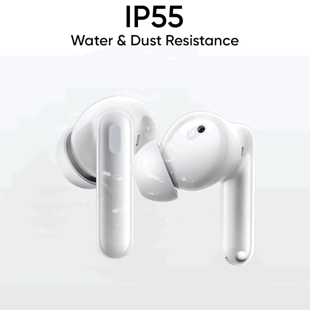 Foscous FS-10TWS Truly Wireless In Ear Earbuds with Hybrid ANC, 360° Spatial Audio, 12.4mm Dynamic Bass Driver, Upto 40Hrs Battery and Fast Charging
