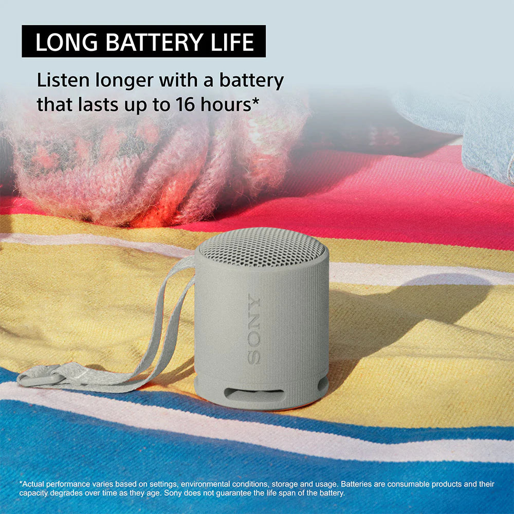 Experience the Thrill of Live Music with the Sony SRS-XB100 EXTRA BASS Speaker