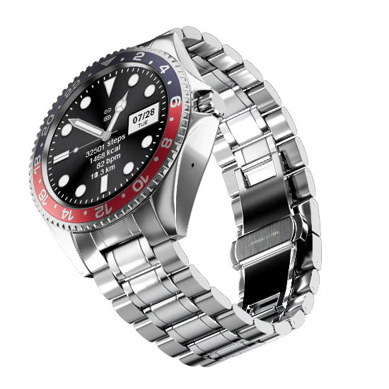 Fire-Boltt Quantum Smartwatch with Metal Chain Strap