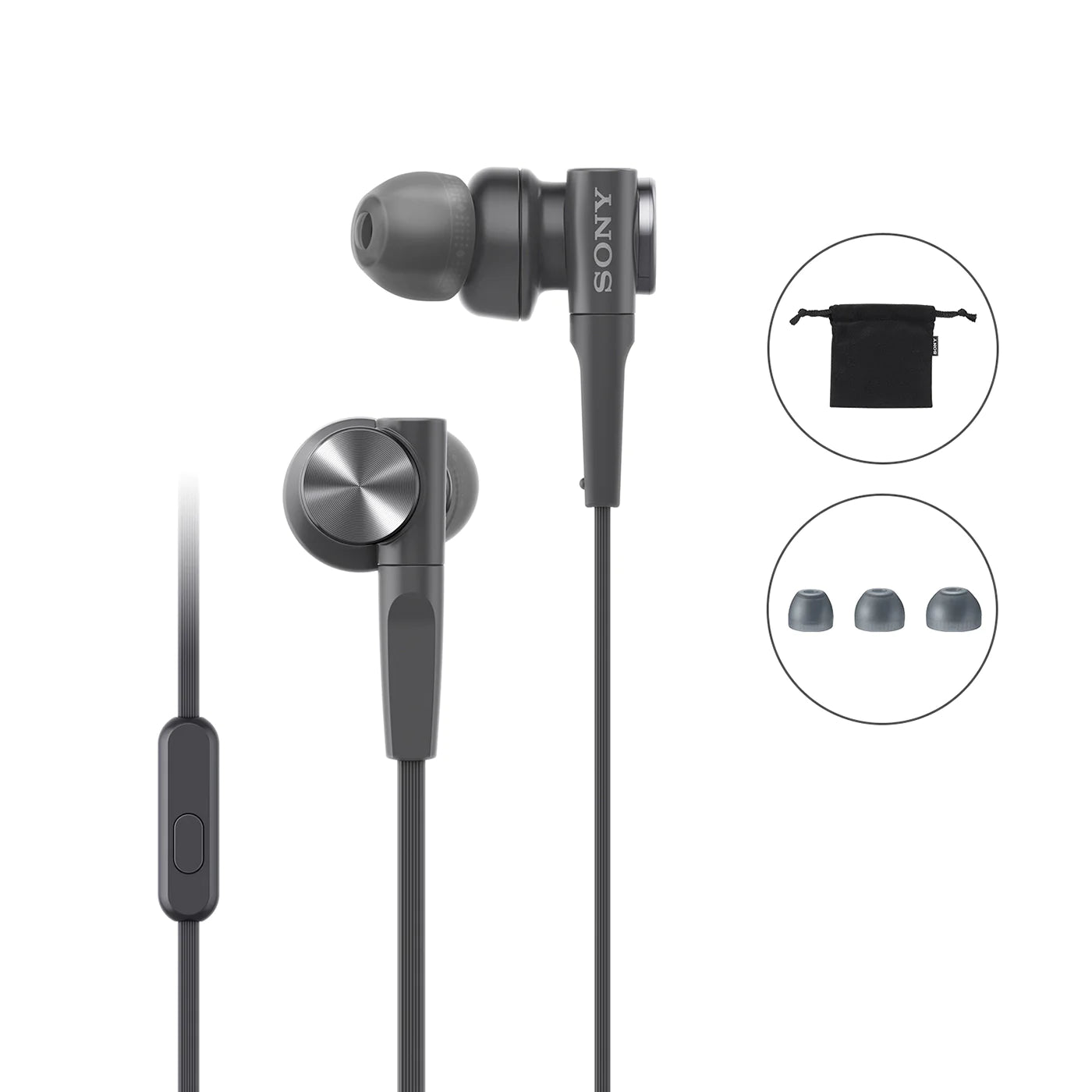 Sony MDR-XB55AP Extra Bass Earphones with Mic