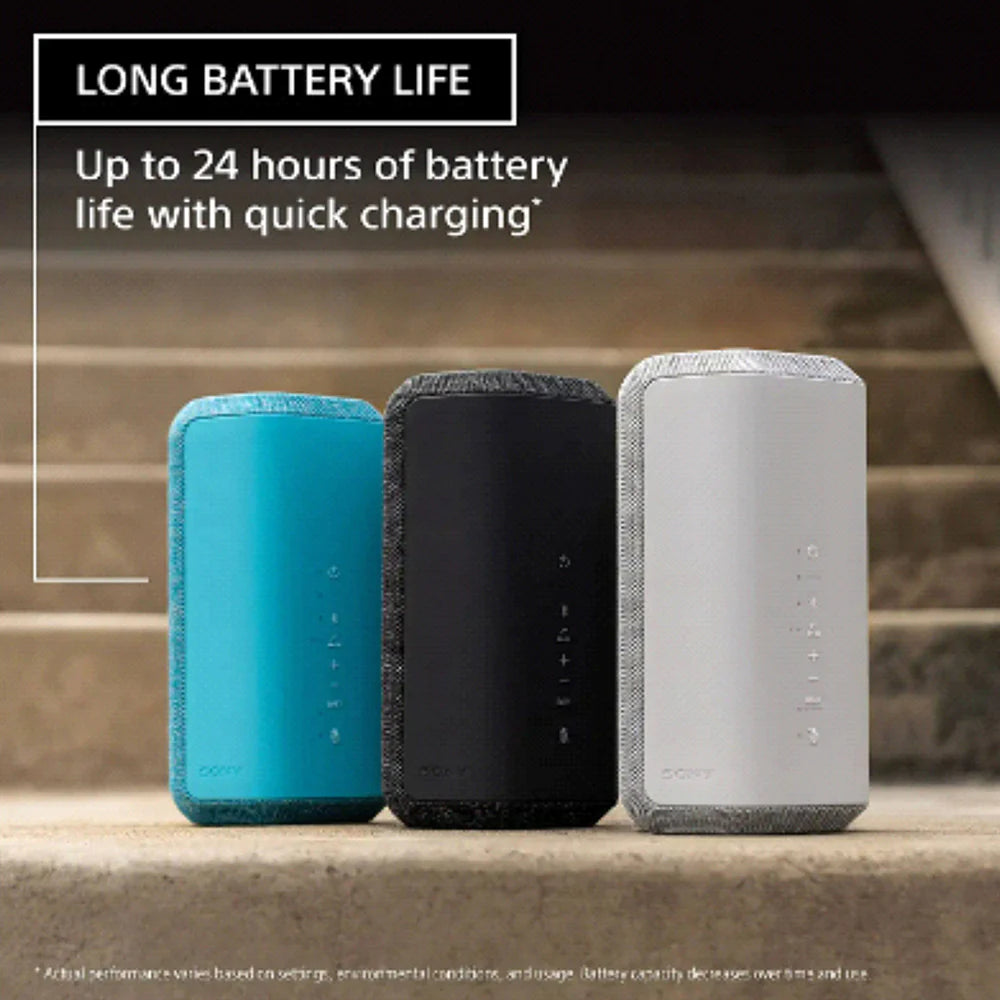 Sony SRS-XE300 Portable Wireless Bluetooth Speaker with up to 24-hours of battery life