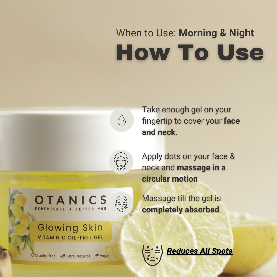 Otanics Spot Removal Gel | Reduce Dark Spots, Acne Scars & Tan with Hyaluronic Acid & Vitamin C | All Skin Types | Women & Men | 100g