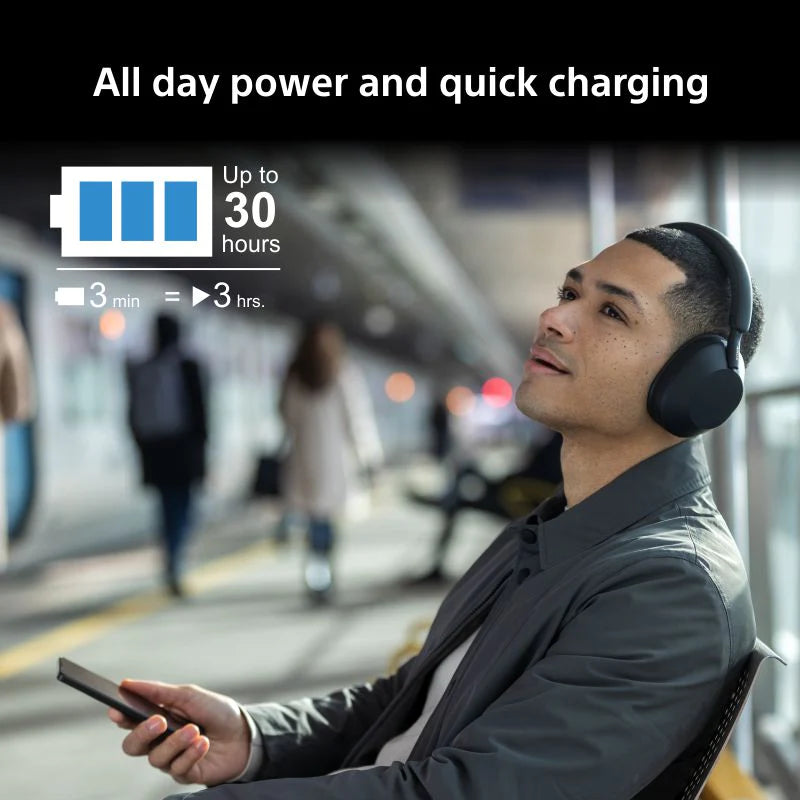 Cuffie Bluetooth Over Ear Cuffie Sony WH-1000XM4 Wireless Con Cancellazione Attiva Del Rumore - Colore Blu Notte, Aperte Mai Usate Sony Wh-1000xm6 - Foto 2