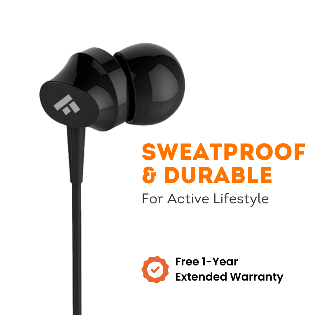 Foscous Powerful Bass In-Ear Wired Earphones with MIC