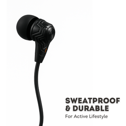 Foscous Powerful Bass In-Ear Wired Earphones with MIC - FS-6BW