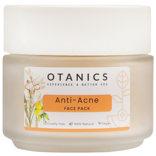 Otanics Anti-Acne Face Pack | Deep Cleansing & Oil Control | Reduces Breakouts, Minimizes & Unclogs Pores | 50g