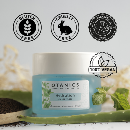 Otanics Flawless Skin Hydrating Moisturizer with Hyaluronic Acid & Botanical Extracts for a Balanced, Radiant Complexion | All Skin Types | Men & Women | 100gms
