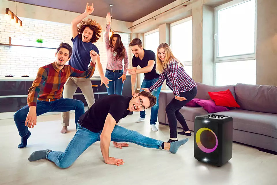 Philips TAX3206 Wireless Speaker with Party Lights for a Fun and Festive Atmosphere