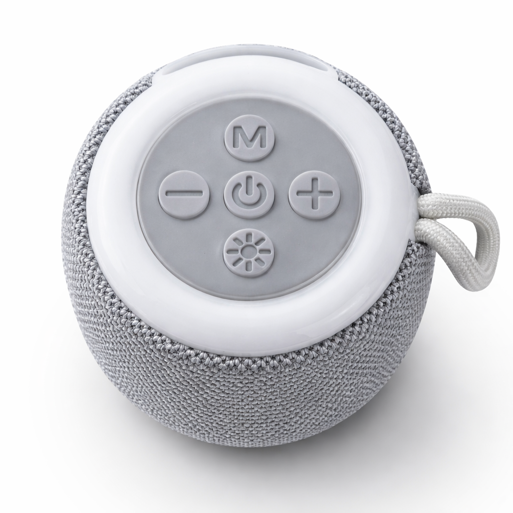 Axtol Portable Bluetooth Speaker with RGB Lights, Deep Bass, 1200mAh Battery, USB/TF Support, Waterproof & Built-in Mic