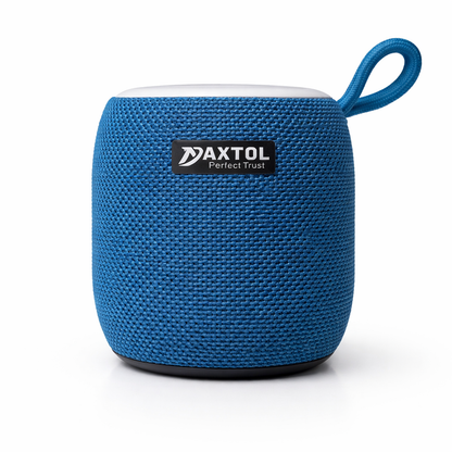 Axtol Portable Bluetooth Speaker with RGB Lights, Deep Bass, 1200mAh Battery, USB/TF Support, Waterproof & Built-in Mic