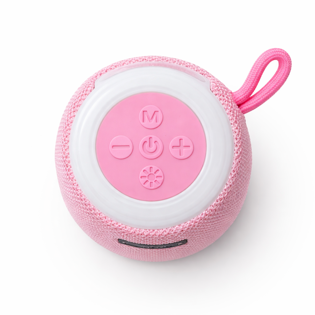Axtol Portable Bluetooth Speaker with RGB Lights, Deep Bass, 1200mAh Battery, USB/TF Support, Waterproof & Built-in Mic