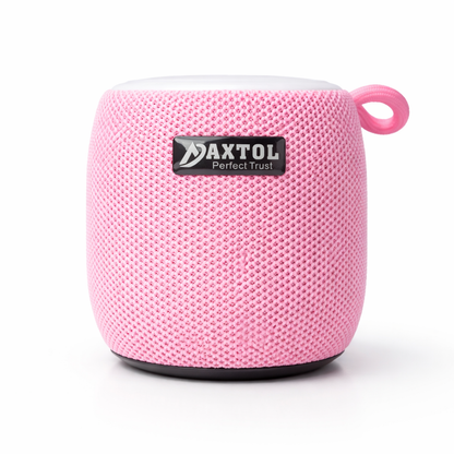 Axtol Portable Bluetooth Speaker with RGB Lights, Deep Bass, 1200mAh Battery, USB/TF Support, Waterproof & Built-in Mic