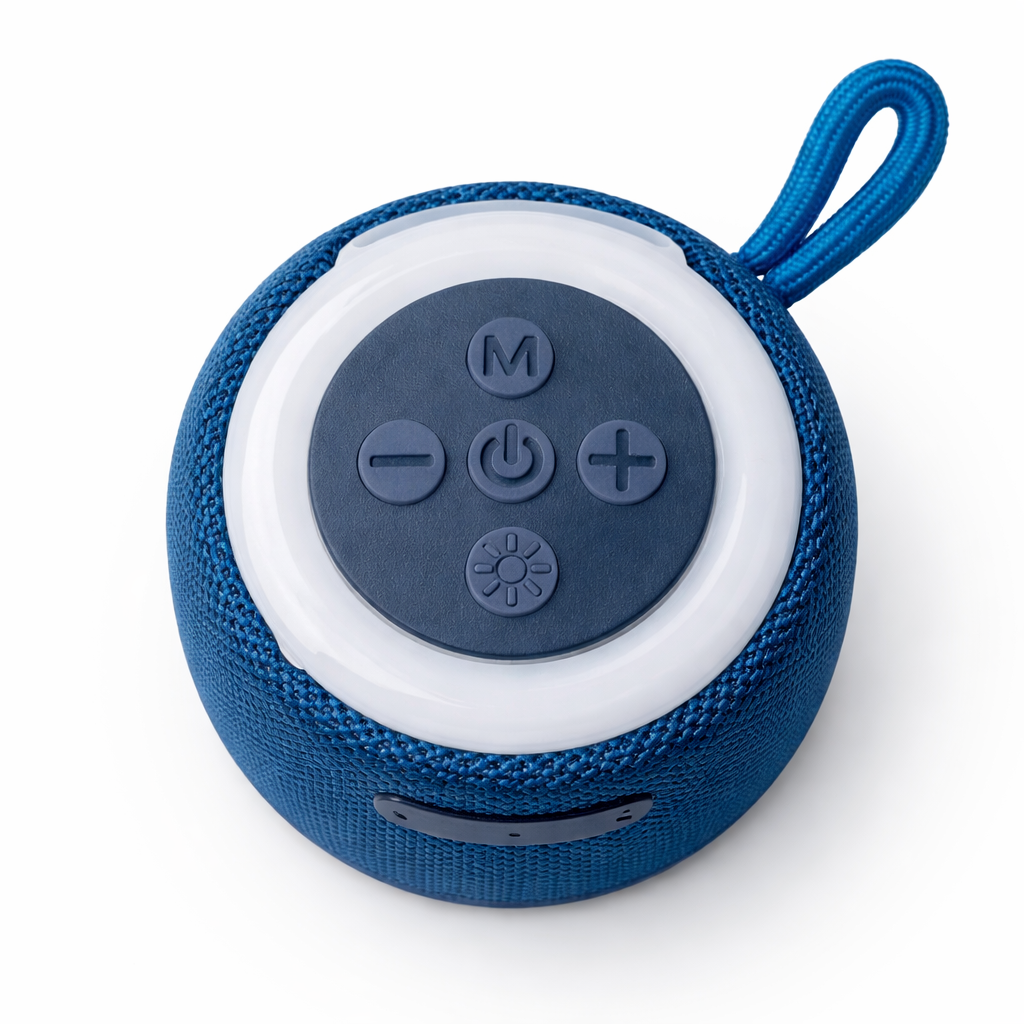 Axtol Portable Bluetooth Speaker with RGB Lights, Deep Bass, 1200mAh Battery, USB/TF Support, Waterproof & Built-in Mic
