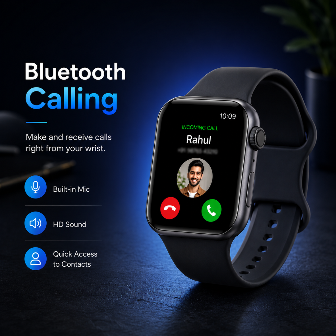 Foscous NuGen Series 12 Smart Watch | Bluetooth Calling | Health & Fitness Tracker | Multiple Sports Modes