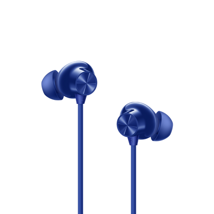 OnePlus Bullets Wireless Z2 Bluetooth Neckband Earphones | 30H Playtime, 12.4mm Bass Drivers, Fast Charge (20H in 10 Mins), AI Noise Cancellation, IP55 Sweat & Water Resistant
