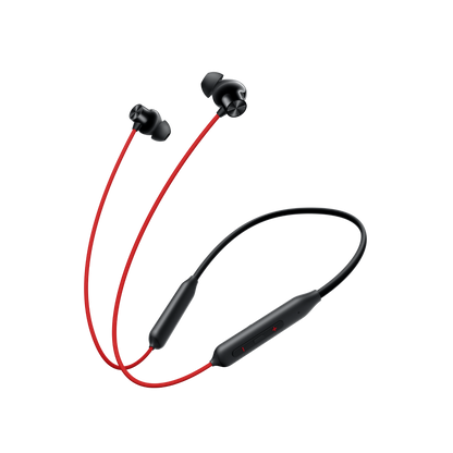 OnePlus Bullets Wireless Z2 Bluetooth Neckband Earphones | 30H Playtime, 12.4mm Bass Drivers, Fast Charge (20H in 10 Mins), AI Noise Cancellation, IP55 Sweat & Water Resistant