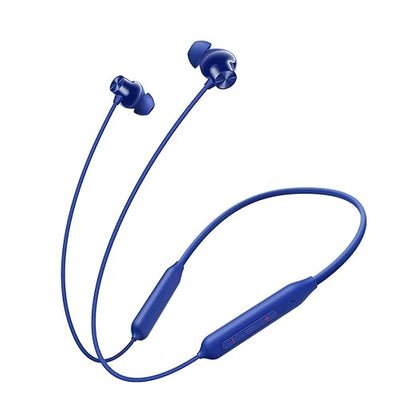 OnePlus Bullets Wireless Z2 Bluetooth Neckband Earphones | 30H Playtime, 12.4mm Bass Drivers, Fast Charge (20H in 10 Mins), AI Noise Cancellation, IP55 Sweat & Water Resistant