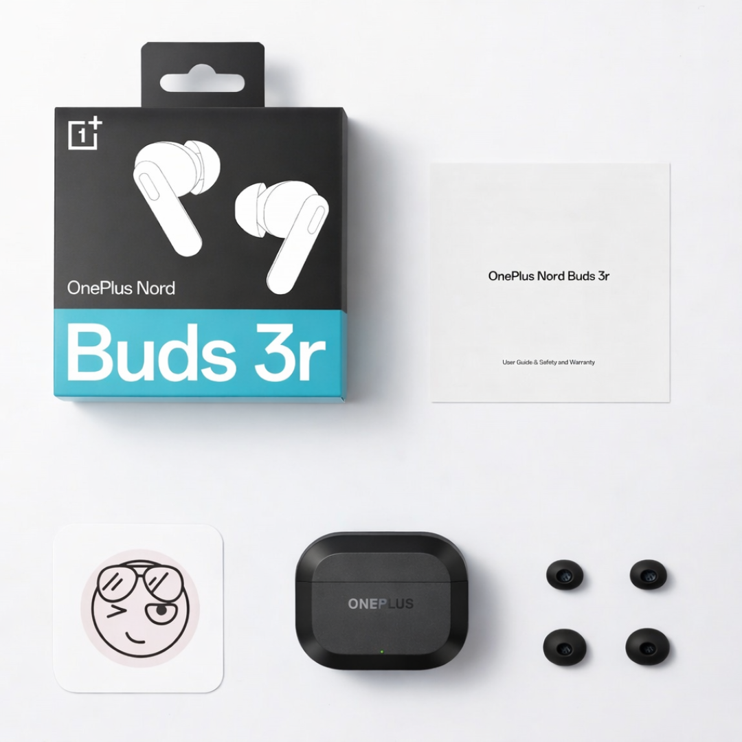 OnePlus Nord Buds 3r Bluetooth Earbuds | 54H Battery | Deep Bass 12.4mm Drivers | AI Noise Cancellation | 47ms Low Latency | Bluetooth 5.4