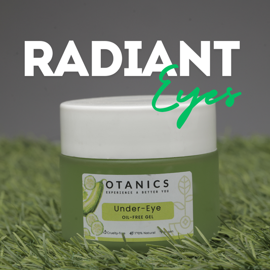 Otanics Under Eye Gel with Salicylic & Hyaluronic Acid | Reduces Dark Circles, Wrinkles, Fine Lines & Puffy Eyes | Women & Men - 100g