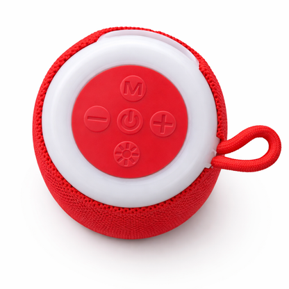 Axtol Portable Bluetooth Speaker with RGB Lights, Deep Bass, 1200mAh Battery, USB/TF Support, Waterproof & Built-in Mic