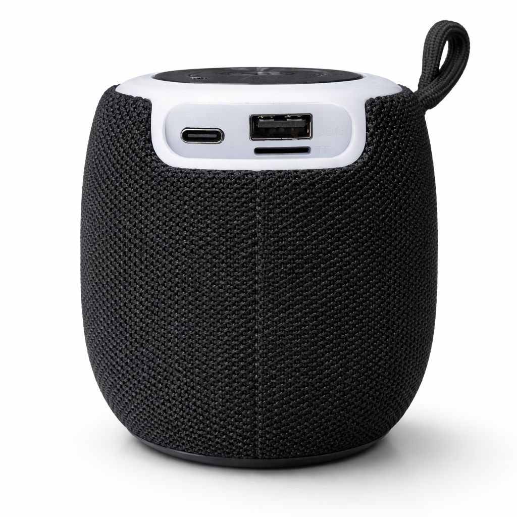Axtol Portable Bluetooth Speaker with RGB Lights, Deep Bass, 1200mAh Battery, USB/TF Support, Waterproof & Built-in Mic