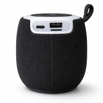 Axtol Portable Bluetooth Speaker with RGB Lights, Deep Bass, 1200mAh Battery, USB/TF Support, Waterproof & Built-in Mic
