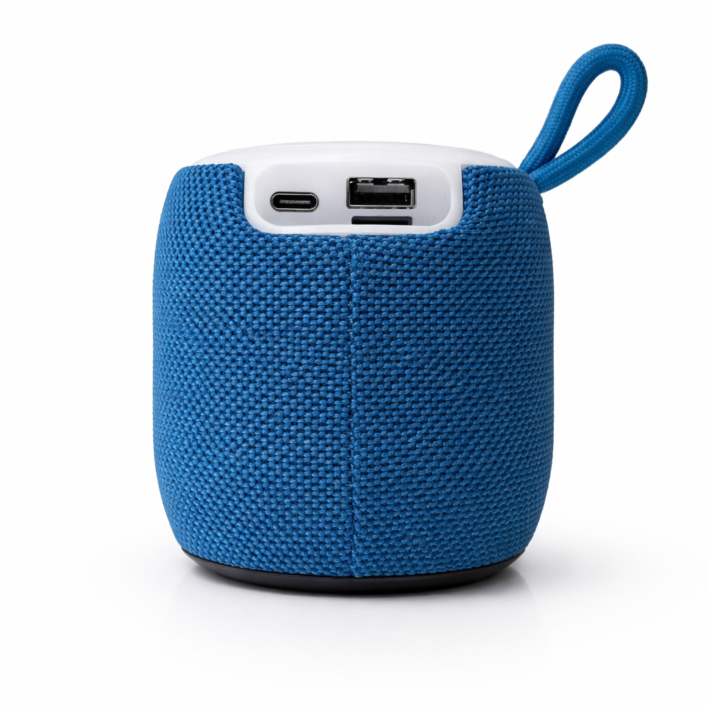 Axtol Portable Bluetooth Speaker with RGB Lights, Deep Bass, 1200mAh Battery, USB/TF Support, Waterproof & Built-in Mic
