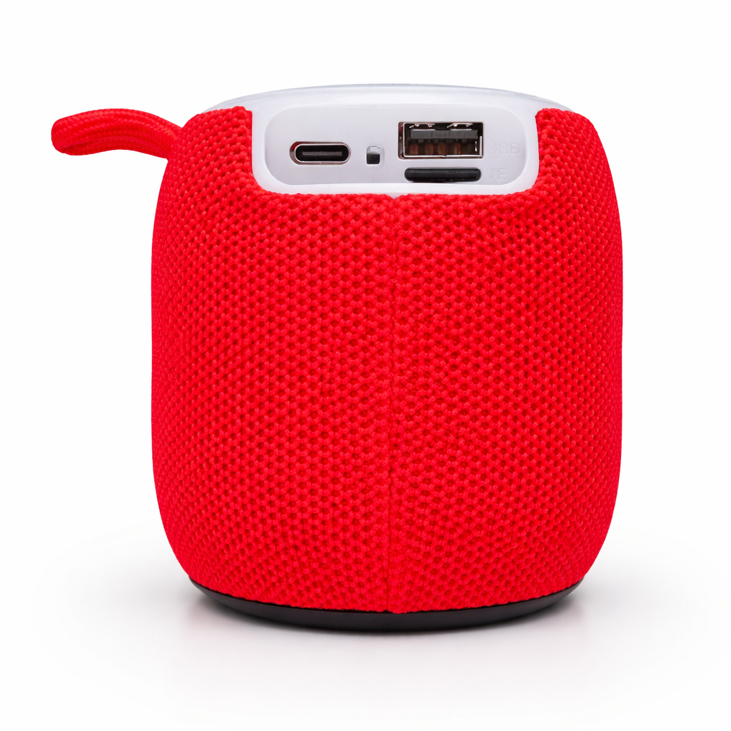 Axtol Portable Bluetooth Speaker with RGB Lights, Deep Bass, 1200mAh Battery, USB/TF Support, Waterproof & Built-in Mic