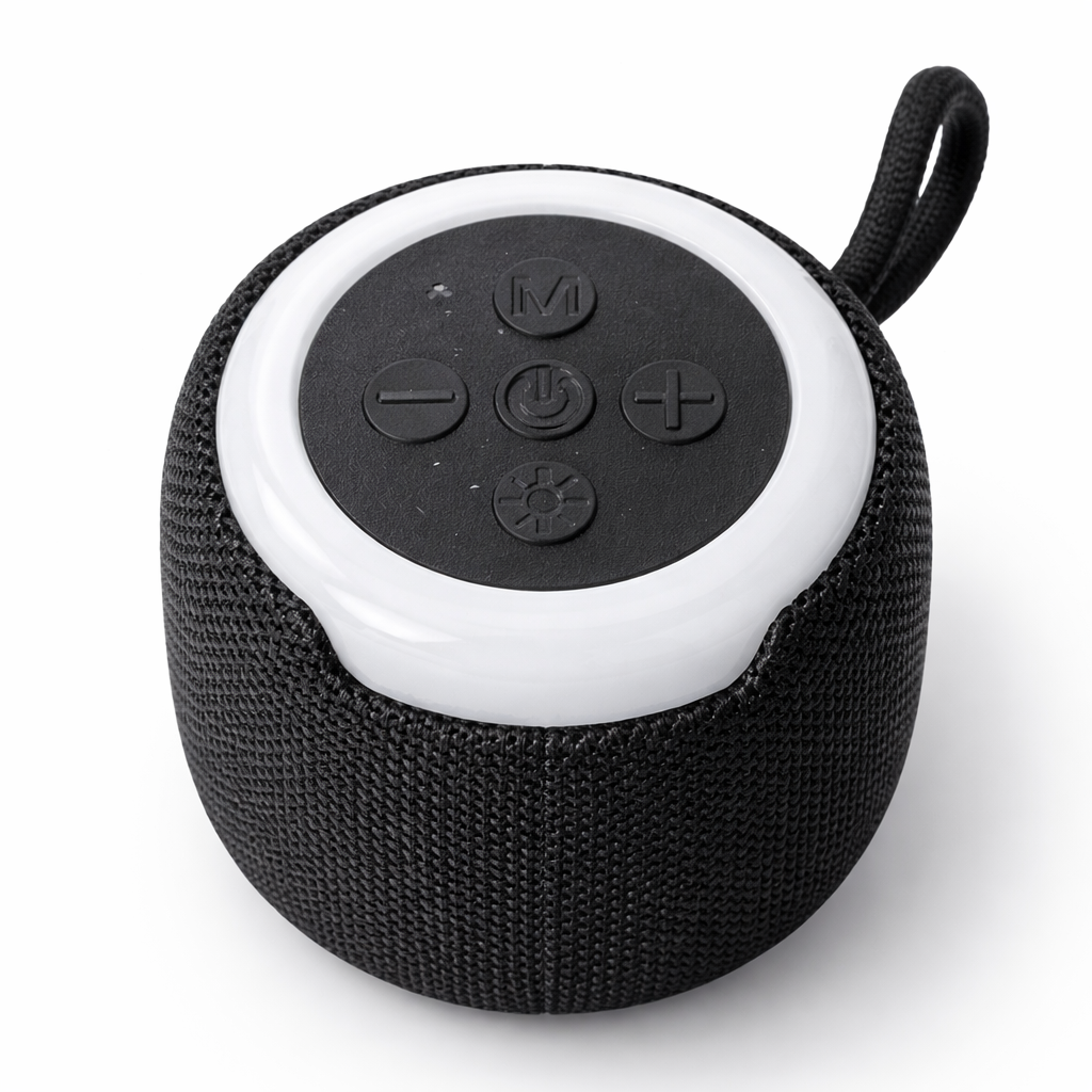 Axtol Portable Bluetooth Speaker with RGB Lights, Deep Bass, 1200mAh Battery, USB/TF Support, Waterproof & Built-in Mic