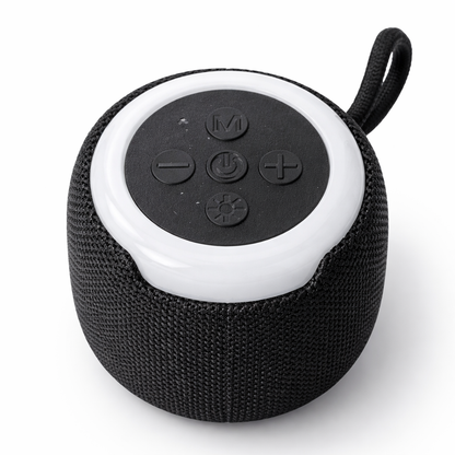Axtol Portable Bluetooth Speaker with RGB Lights, Deep Bass, 1200mAh Battery, USB/TF Support, Waterproof & Built-in Mic